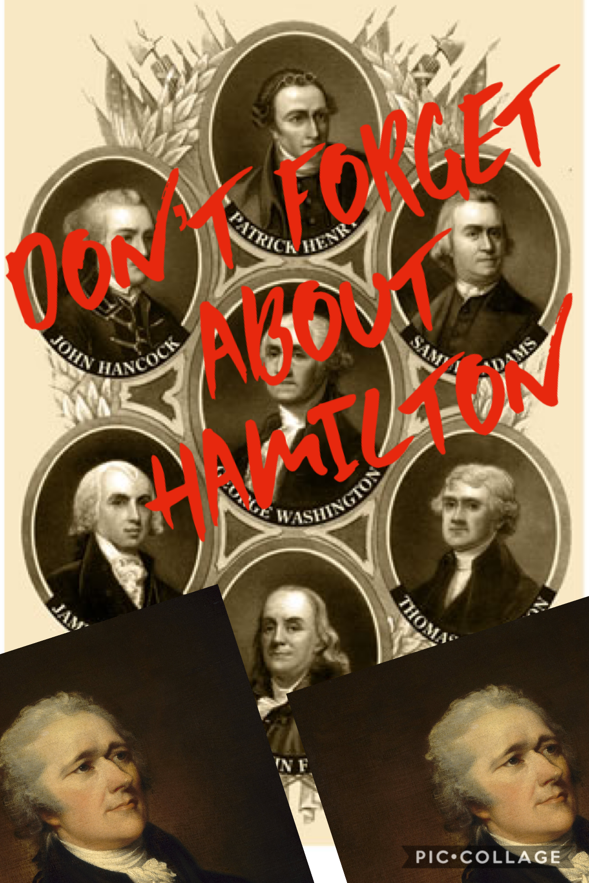 ❤️tap❤️
big thank you to our founding fathers!!!!! 
as a huge hamilton fan it is sad to see that he is not recognized as much as he should be!!!! 
DON’T FORGET ABOUT A.HAM❤️🤍💙
