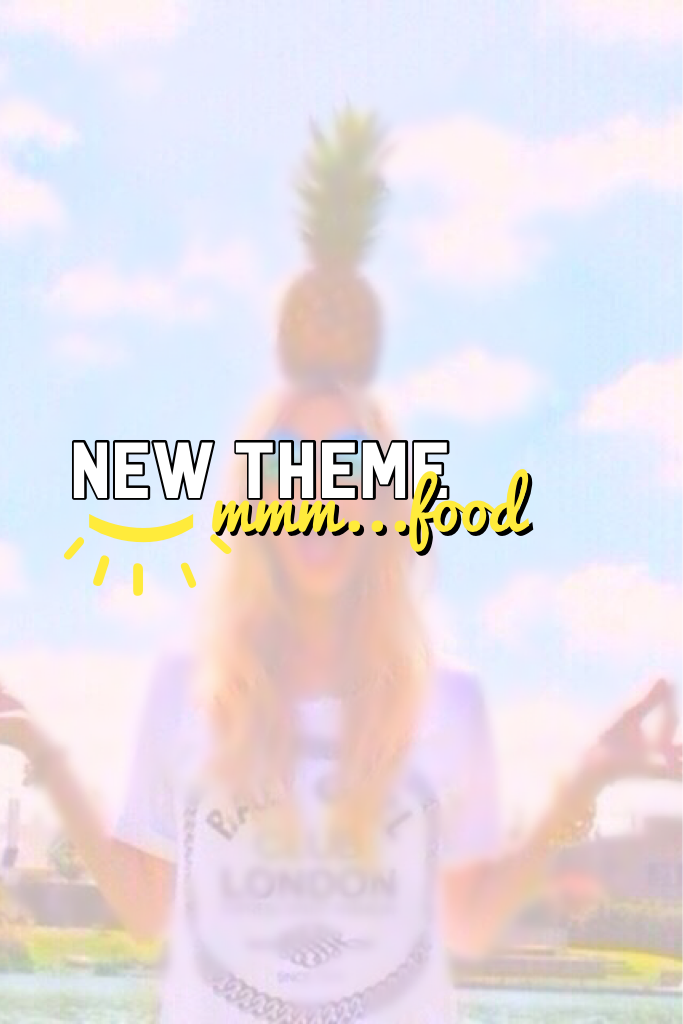 Brand new theme is food!