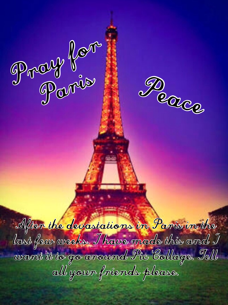 Pray for Peace in Paris