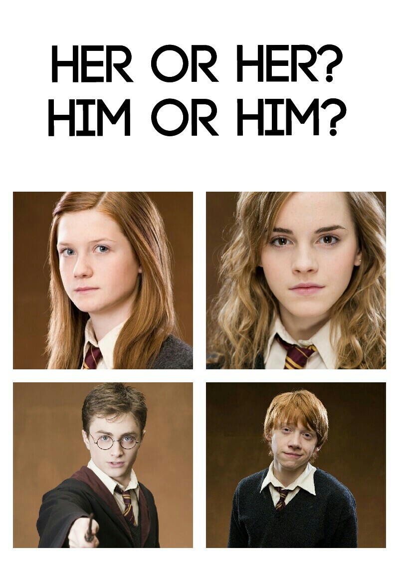 Ginny, Harry 😊