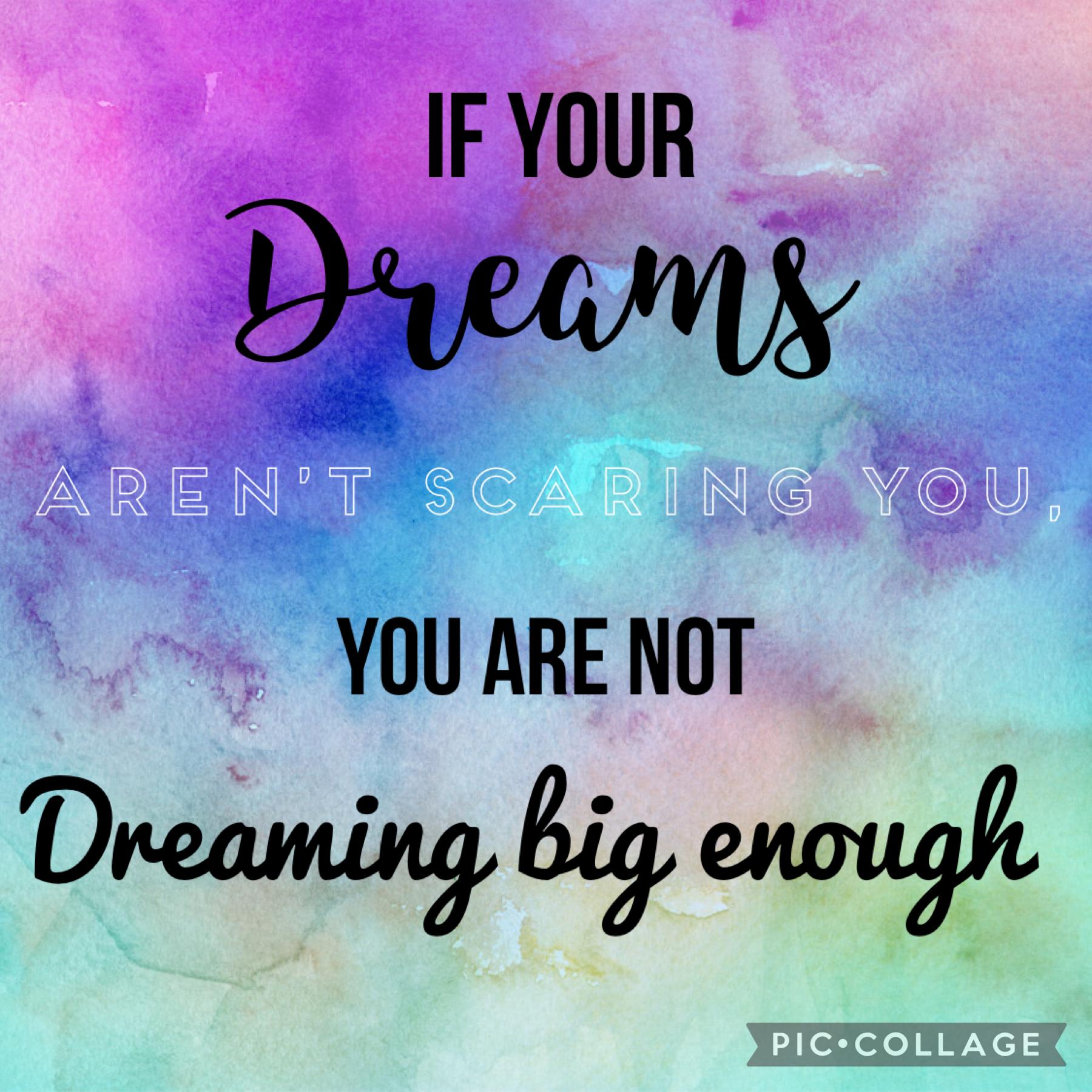 Dream big!!! It will be great for EVERYONE!!❤️