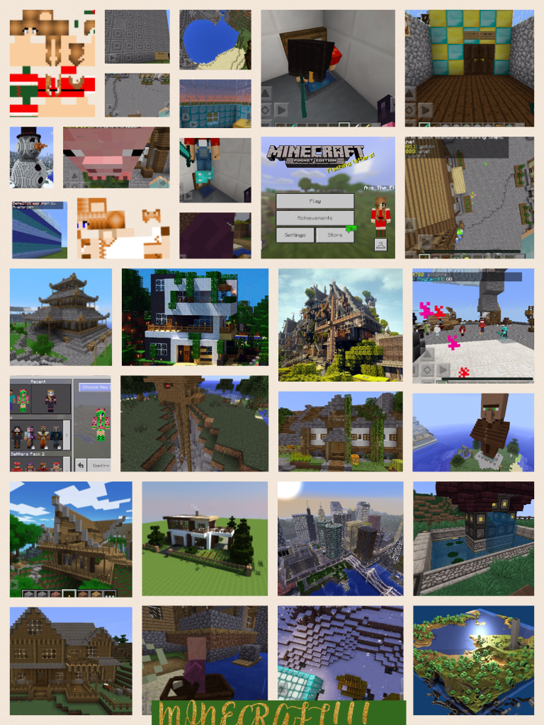 Click Here!

To all Minecraft fans!
I love Minecraft!

All these pics are personal screenshots-I play on iPad but hoping to get Minecraft PC soon for my mac!😘😍❤️❣️