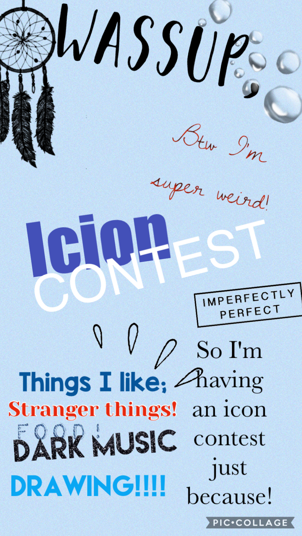 Okay my corn dogs I'm having an icon contest it's finished November 23! 

(You don't have to do it ;-;)
