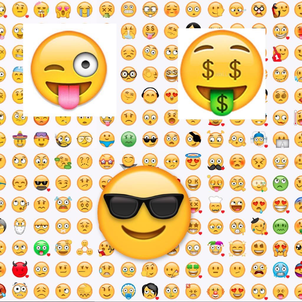 What's your favorite emoji 😍😘😎😂🤑😒