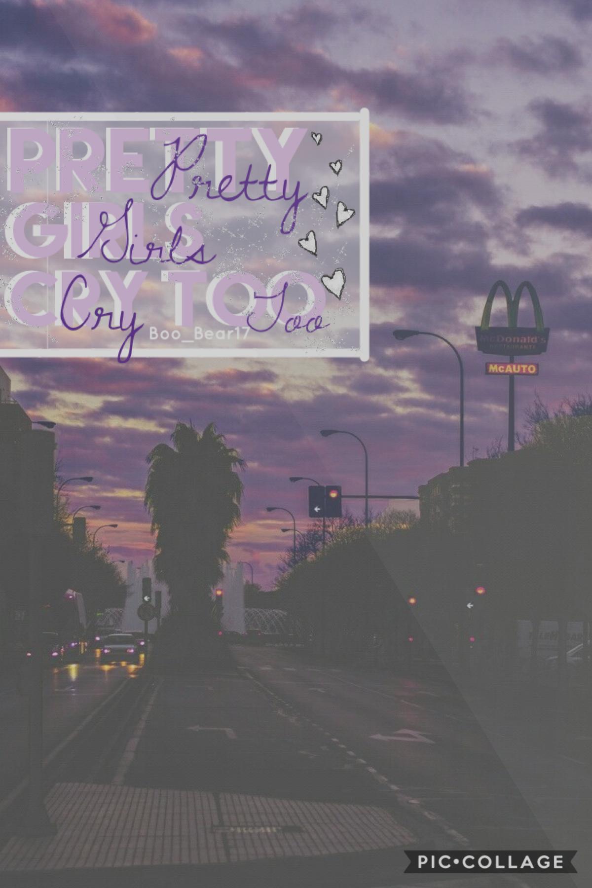 💜pretty girls cry too💜
•haven’t done an edit in literally forever, plz don’t judge
•little catch up: I was accepted into my dream school for college, and I only have one high school semester left✌️ 
•also lets rp