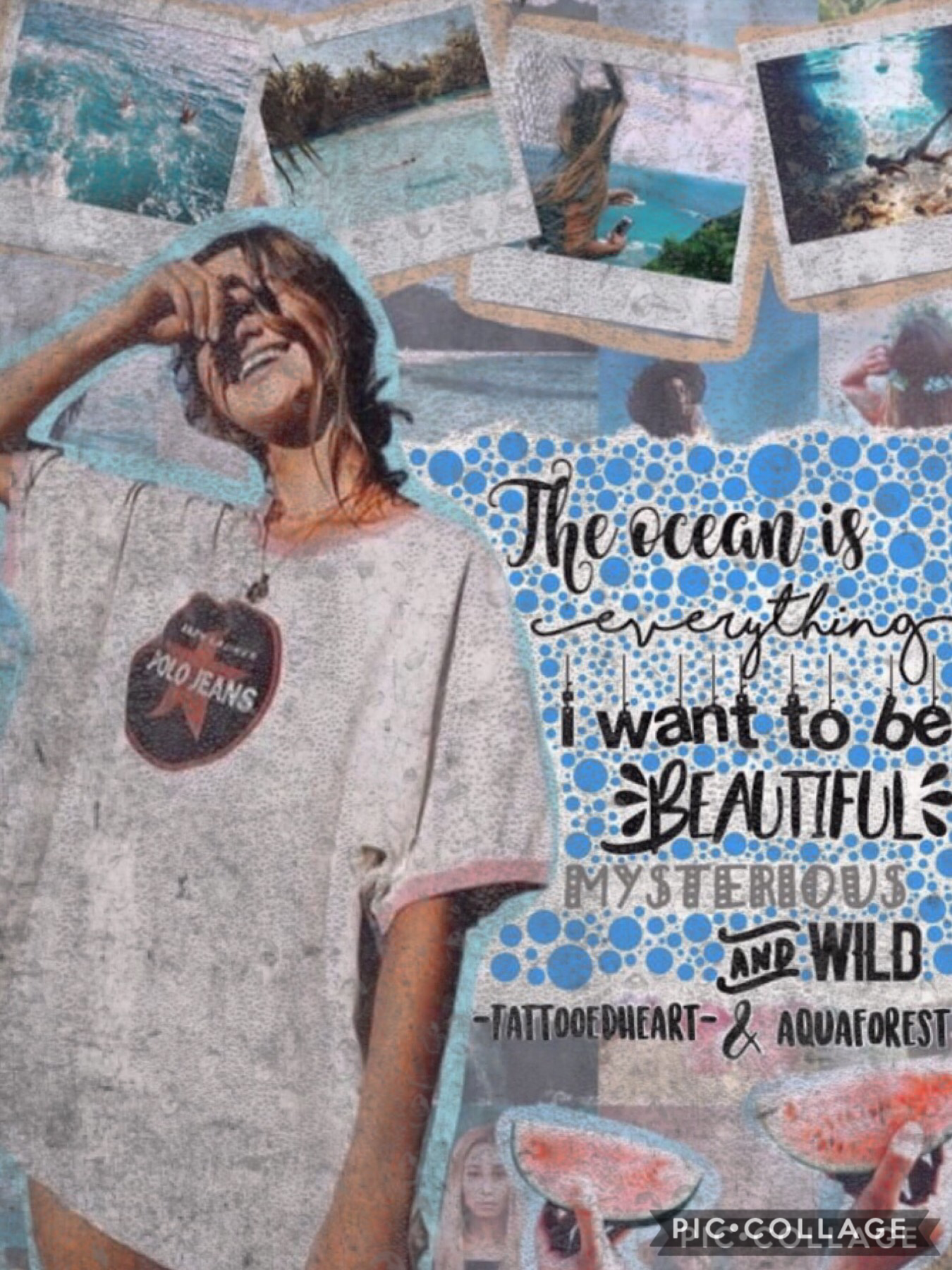 Collab with the amazing.............
-TattooedHeart- !!!
Go follow!
She did the text and I did the background! 
(The background was inspired by clear-blue-water)
