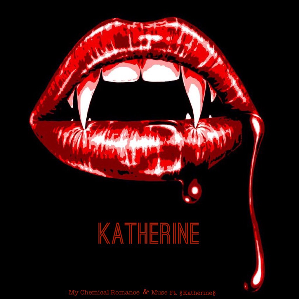 Katherine from The Vampire Diaries...I had to make an album cover for a character....whoop