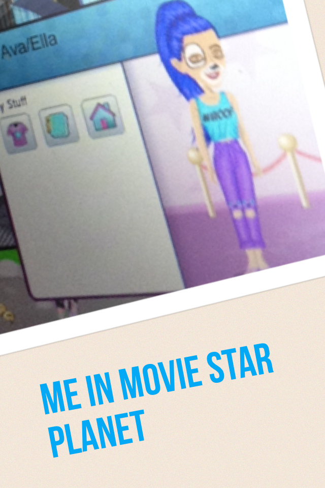 Me in Movie star planet