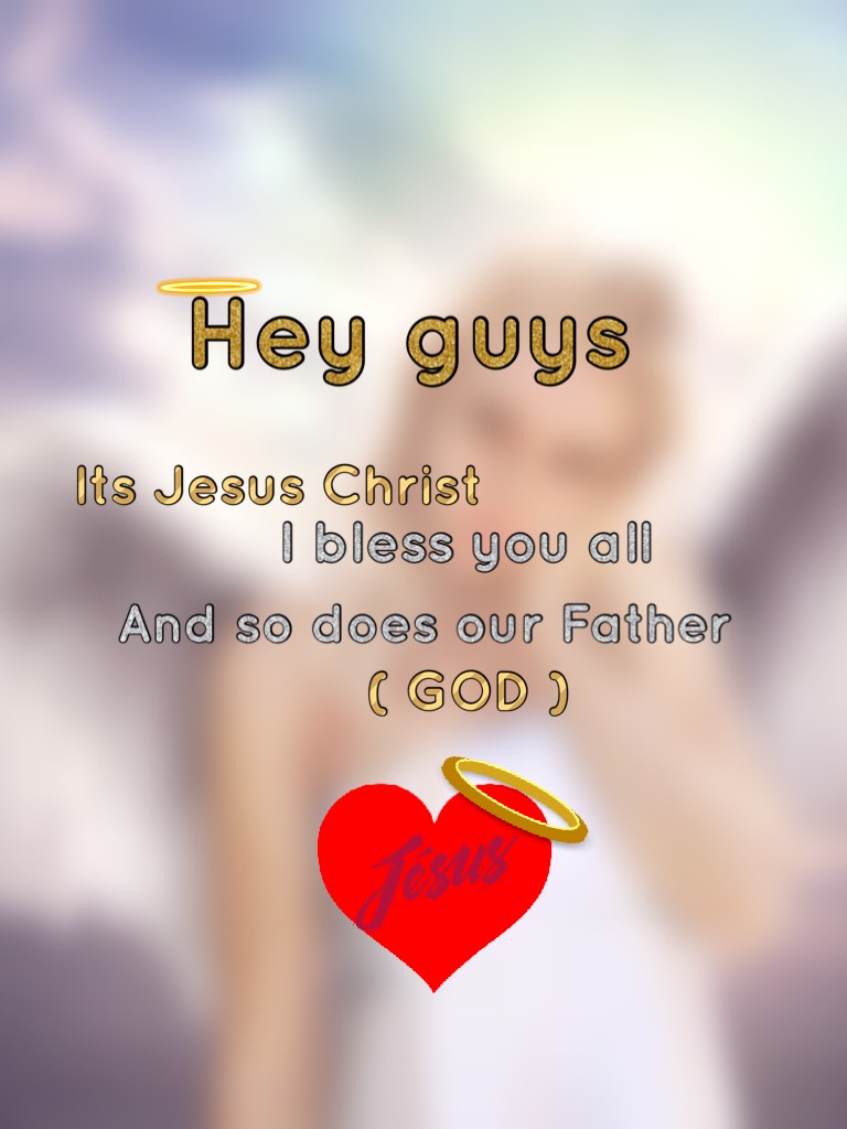 Jesus blesses you