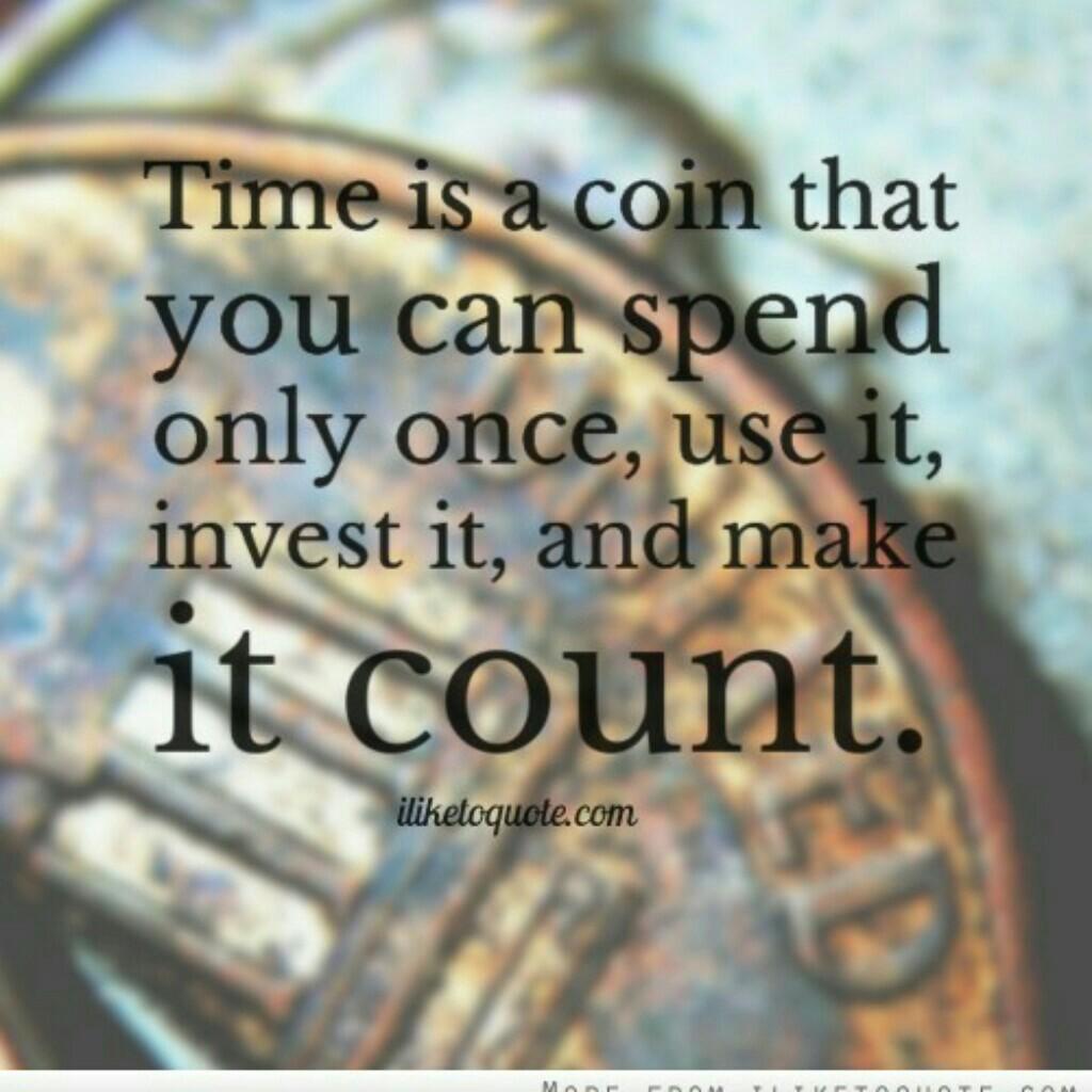 Time Is A Coin...