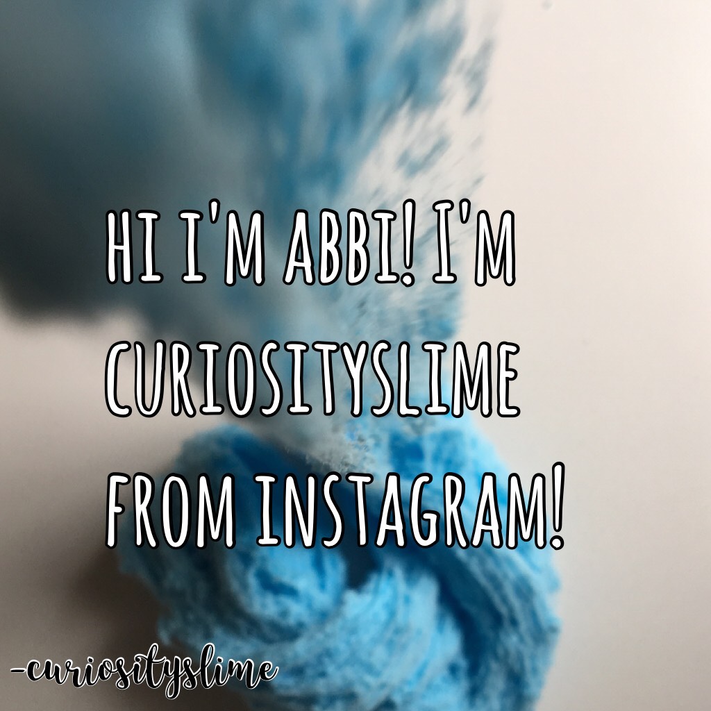 hey everyone! i'm going to post pictures of my slime! i have a shop link in bio!