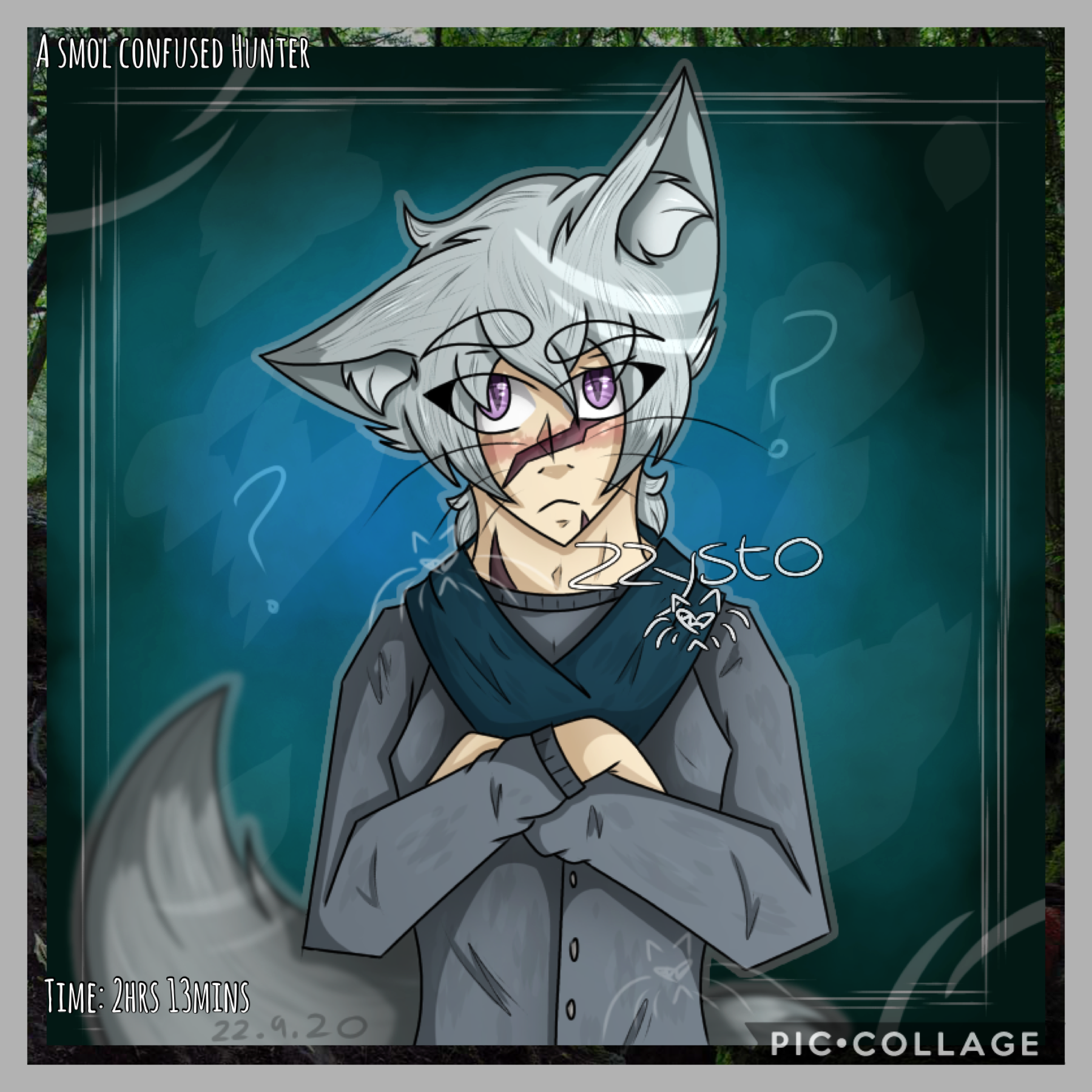 🌊Tap🌊
Have I ever mentioned Hunter here? I don’t think I’ve ever drawn him before, but he’s Mysto’s twin,, 
normally I start to häte my drawings like a week after I’ve finished them but I still kinda like this?? 
e