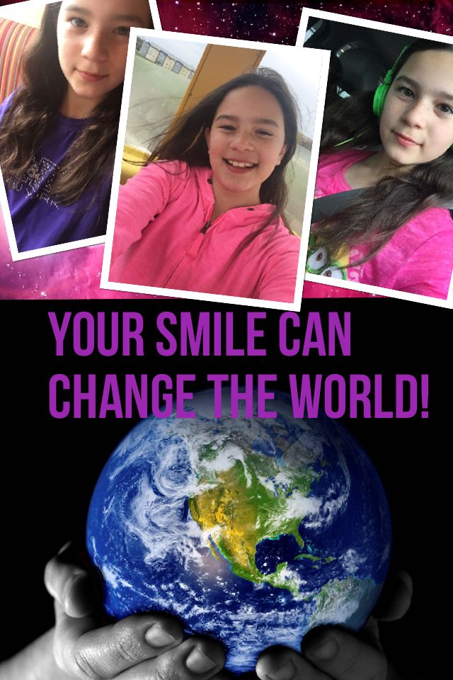 Your smile can change the world!
