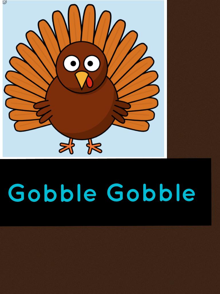 Gobble Gobble!  It passed Thanksgiving, but who cares