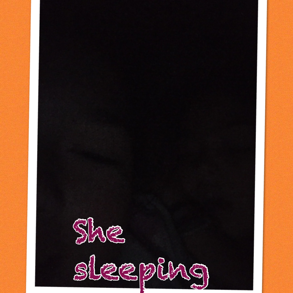 She sleeping and breathing on me ewww
