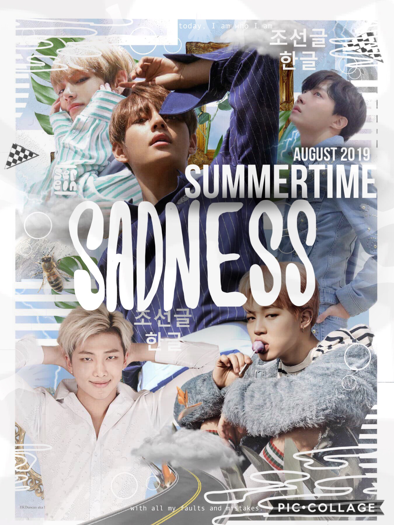 I’m probably gonna delete this ltr but oh well! You guys are the best I love y’all so much you have no idea! This is rlly messy haha I promise I have better collages coming up :) 
#PCONLY
#SUMMERTIMESADNESSEVENTHOITSWINTERFORME
#FEATURETHIS
#BTS