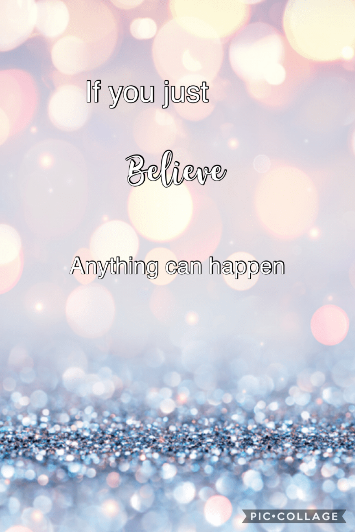 Believe 😉 