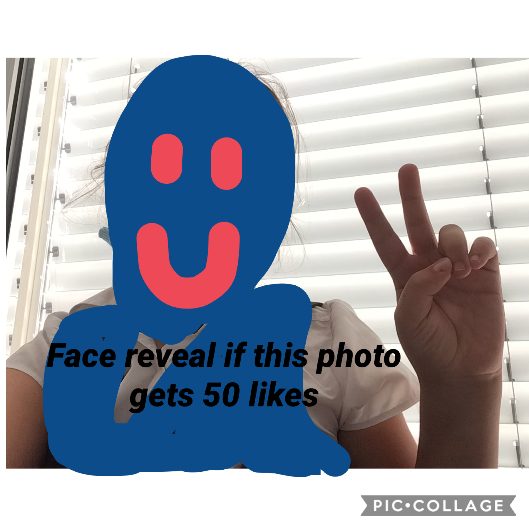 Face reveal : 50 likes 