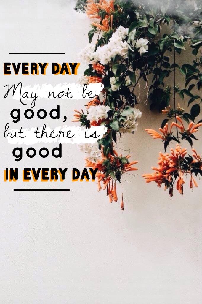 🍁🌿Every day may not be good but there is good in every day🌿🍁