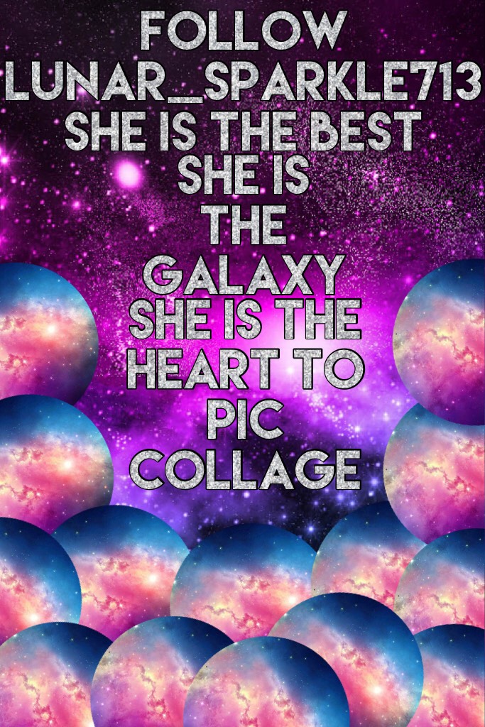 She is the heart to pic collage 
