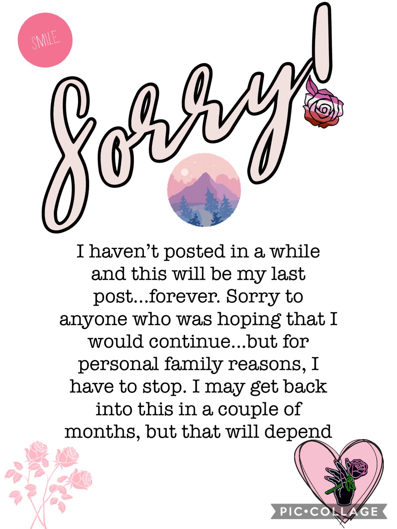 So sorry about this!