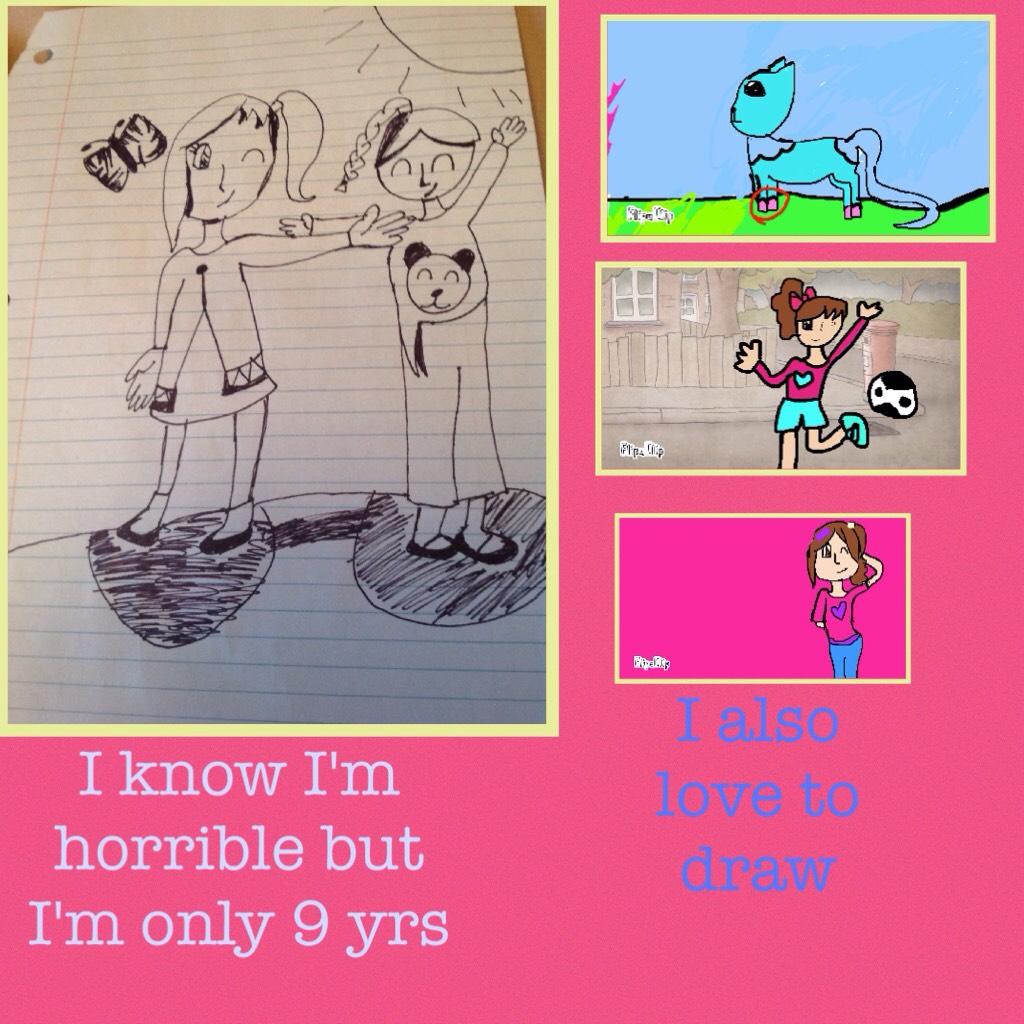 I  love to draw but I know I'm bad #drawing
