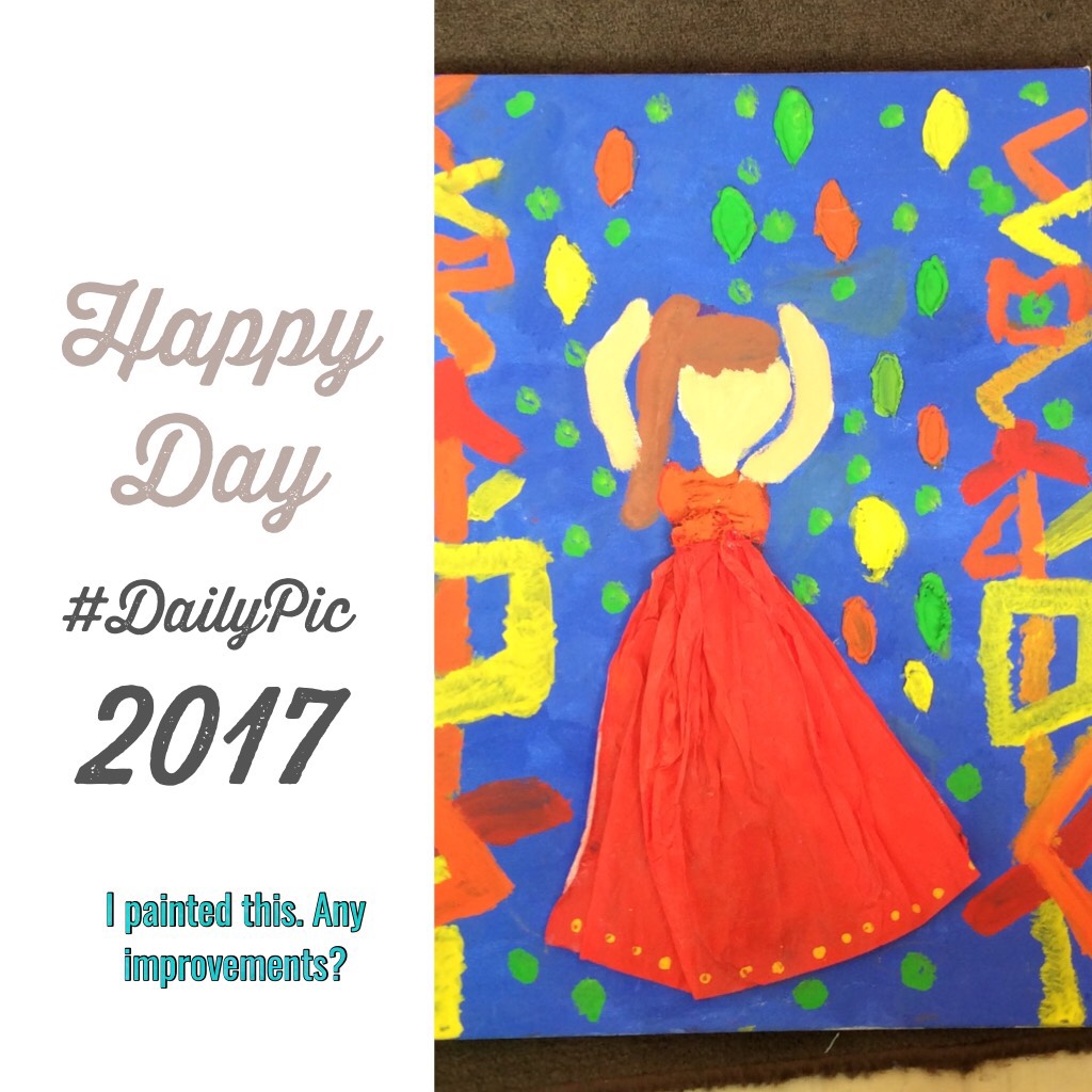 #Year End Goals. Last year mine was to be able to create an art piece which isn’t copyright! I managed to do it! What was yours?