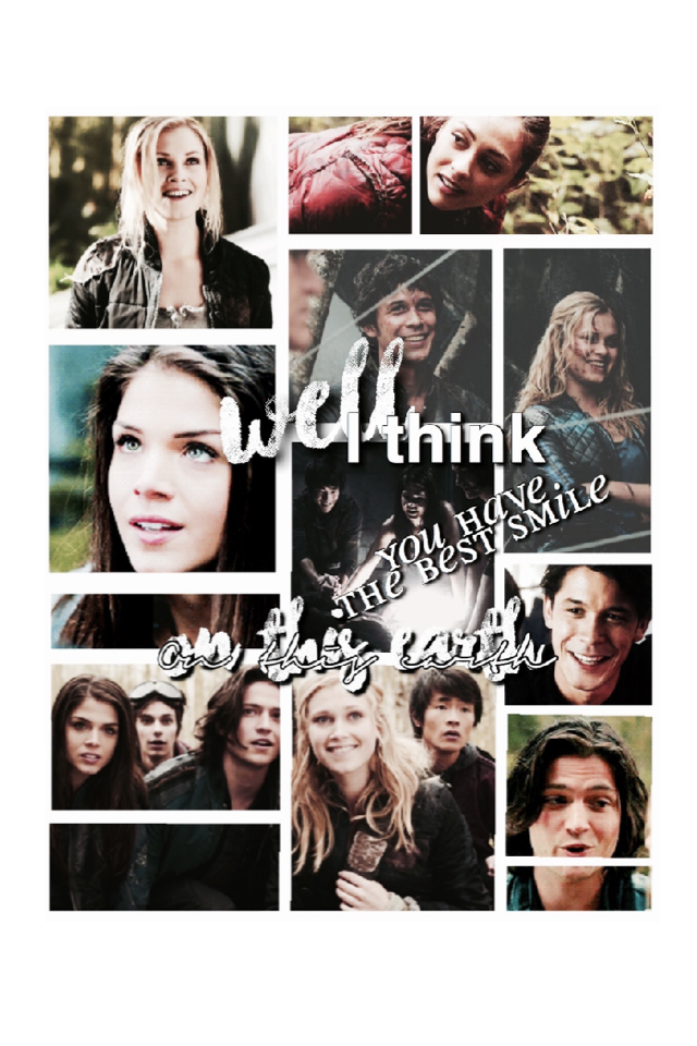 💥CLICK💥
Kinda a simple edit,but I wanted to do one about The 100 because now I'm watching the 3rd season😍I ship Finn with Clarke(don't kill me) and well:I LOVE THE SMILES OF ALL THE CHARACTERS😍#featuremyfandom