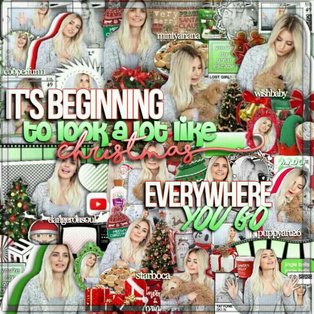 here's an amazing mega collab with some great ppl! I love them and I love this♡ tmrw is Christmas eve yayyyyy😀 thanks CooperFun11 for my kris kringle edit I love it