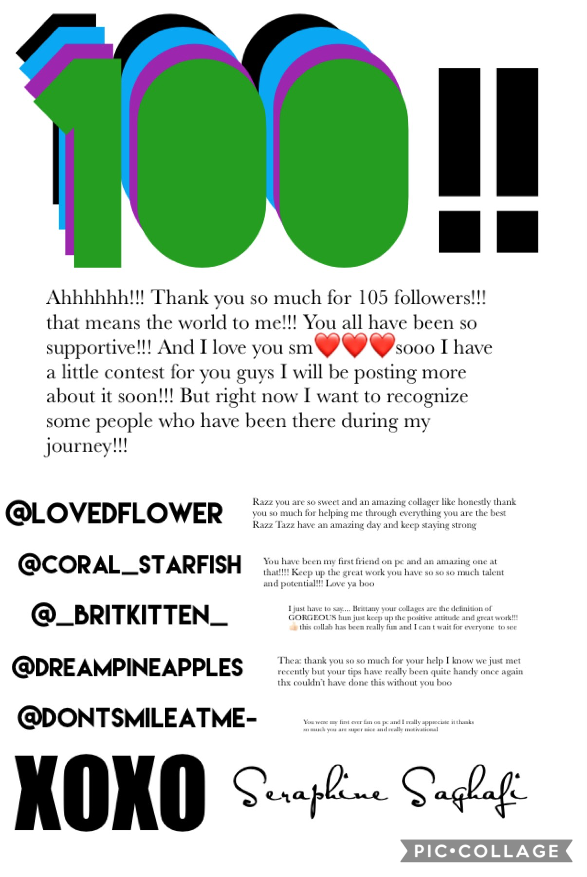 People included in my collage plz go spam, follow, and give them lots of love❤️❤️❤️❤️ _britkitten_ coral_starfish L0vedFlower DreamPineapple  dontsmileatme-