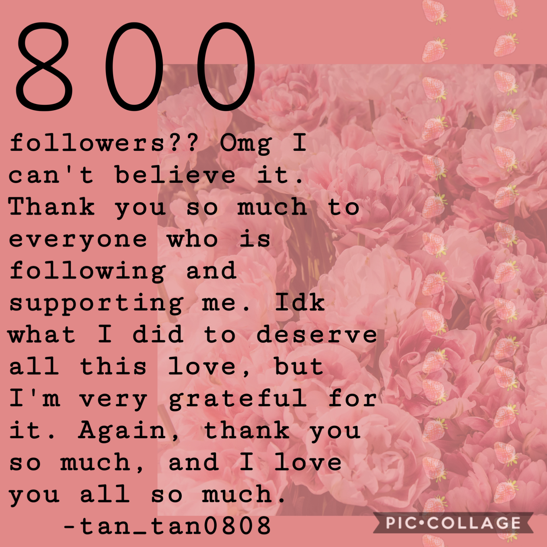 •💕•
Thank you so much everyone and love you all💕💕.