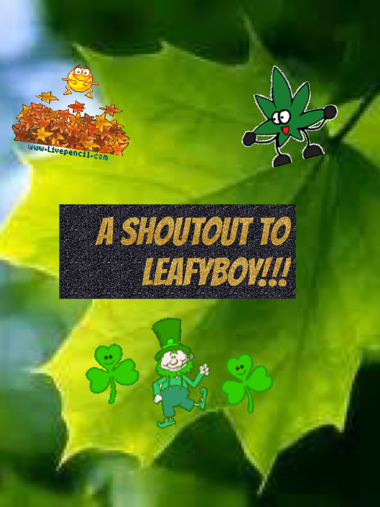 A shoutout to leafyboy!!!