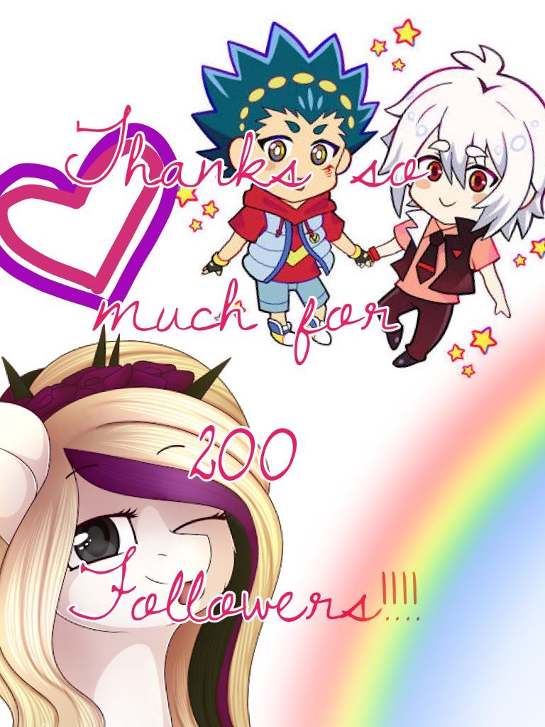 Thanks so much for 200 Followers!!!!