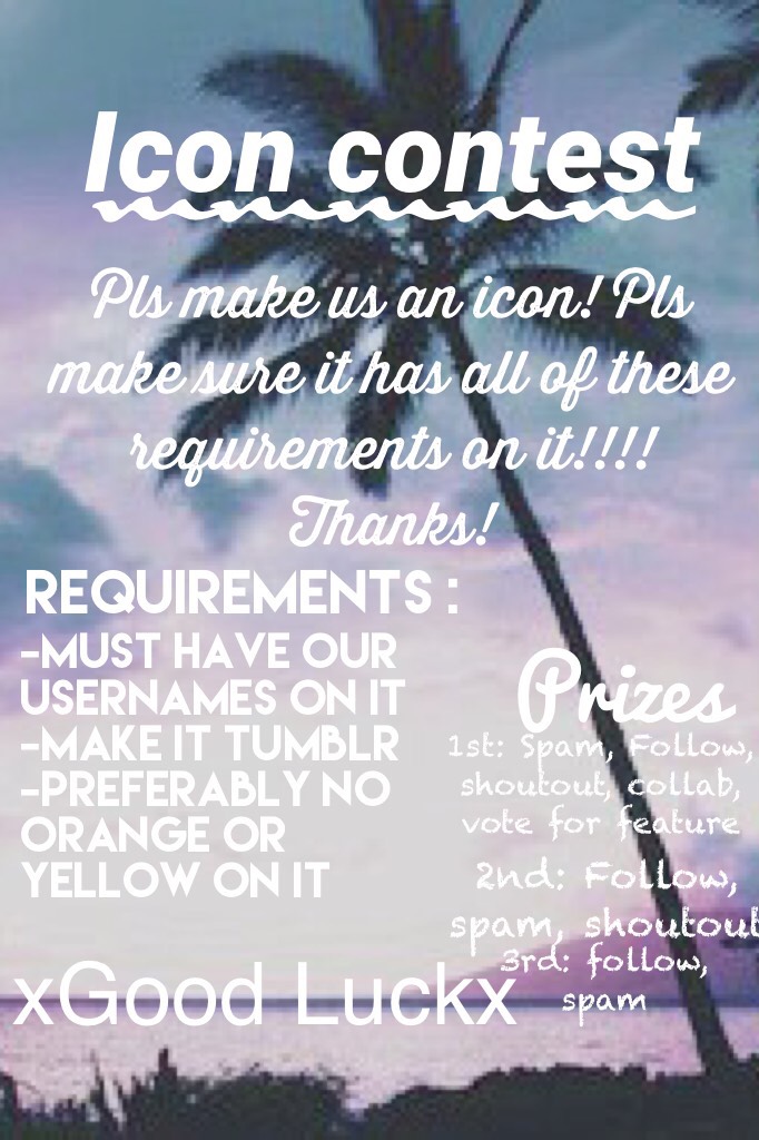 Icon contest! Due when we have enough entries!!!