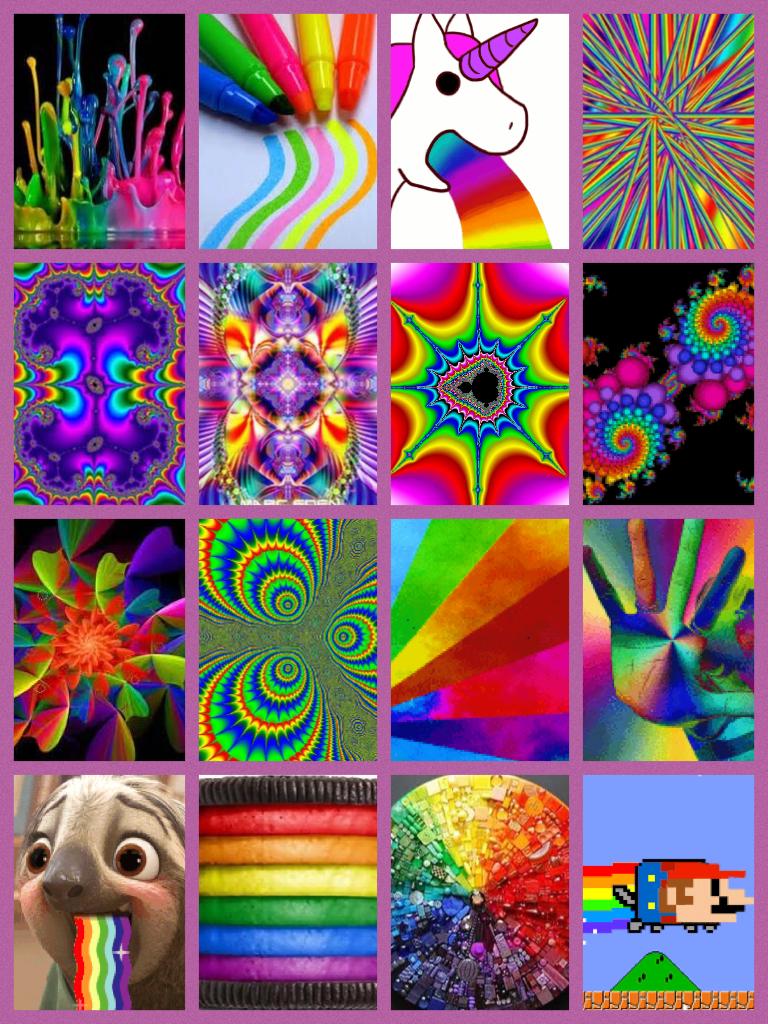 The awesome stuff like one example RAINBOW 