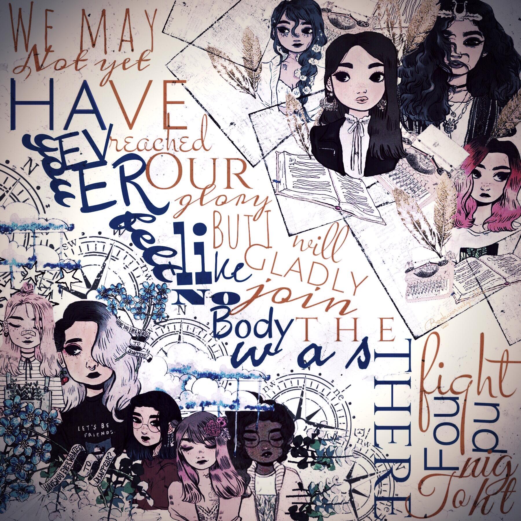 A new collage! Yay! Took me forever to cut up all those people. (Ugh) Anyways... how’s school been for all of you? Ive been really stressed lately. Found Tonight is my jam (still) so obviously had to make this. Announcement in the comments!!!