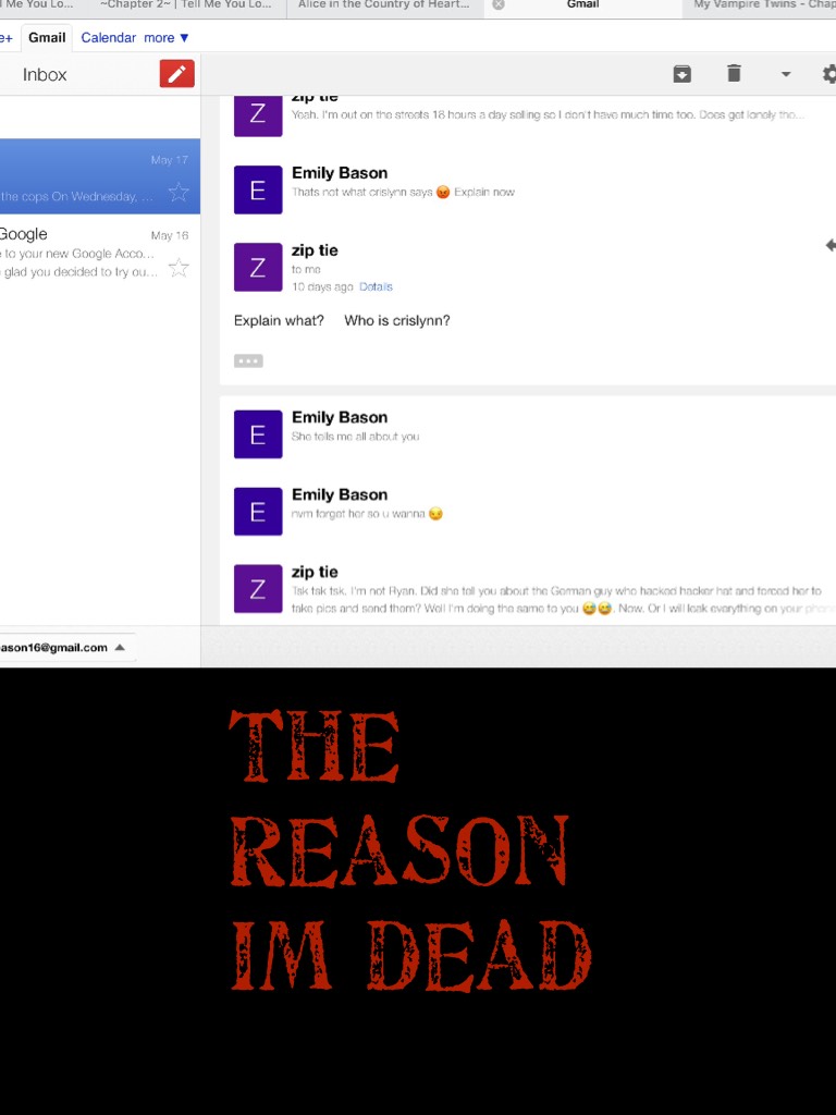 The reason im dead