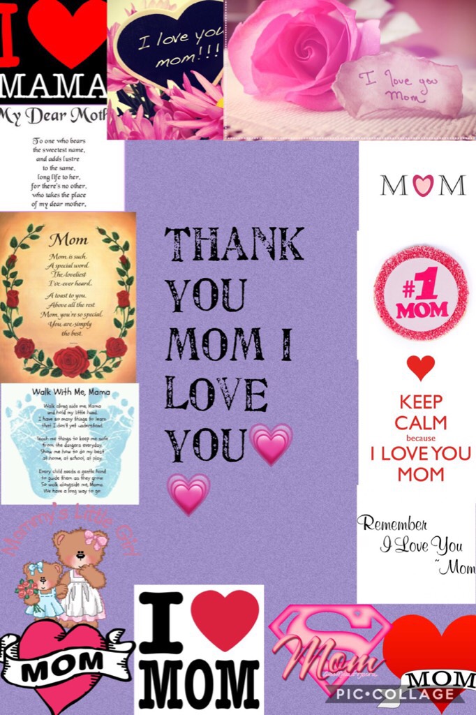 We all love our mom so give a shout out to all of them 
