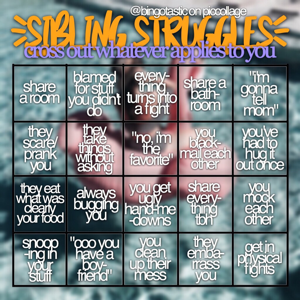 the last one was a bit of a flop, so i decided to do a more relatable bingo about sun kings since i saw most of you had siblings 😌 enjoy!