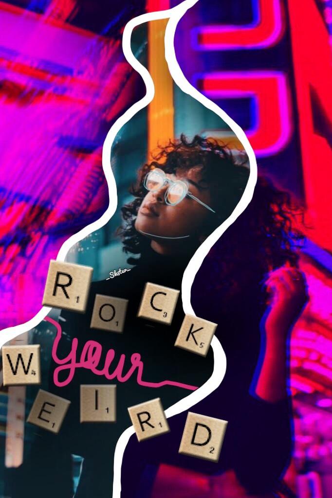 It’s a different kind of edit, but I think I like it 🤪 - Rock on !! 🤘