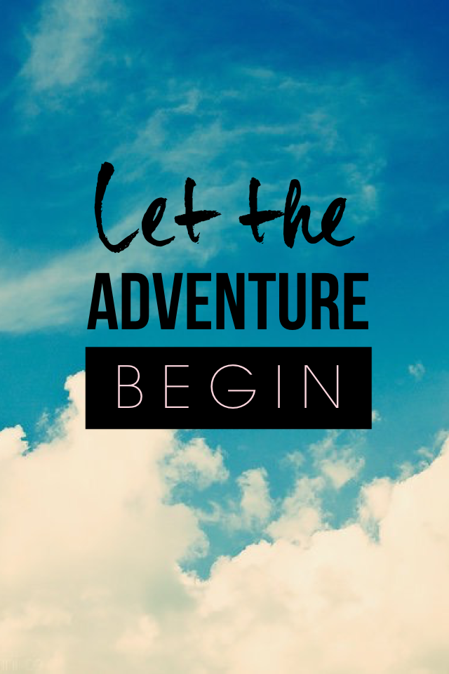Let the adventure begin ✈️