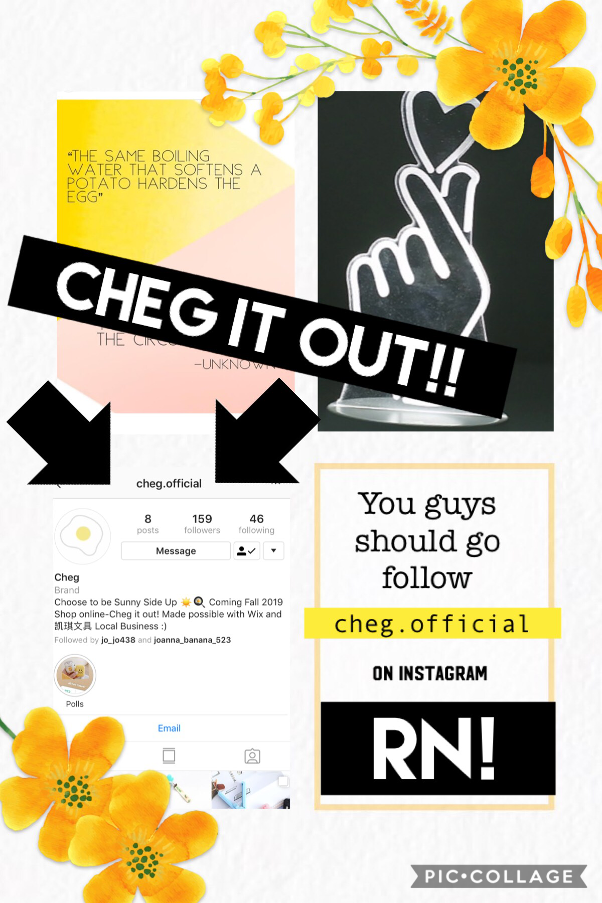 CHEG IT OUT! New business coming in the fall!❤️😄