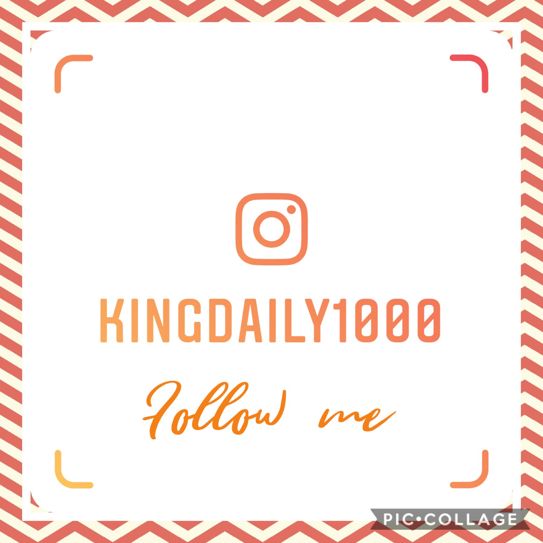 Follow me on the insta🧡