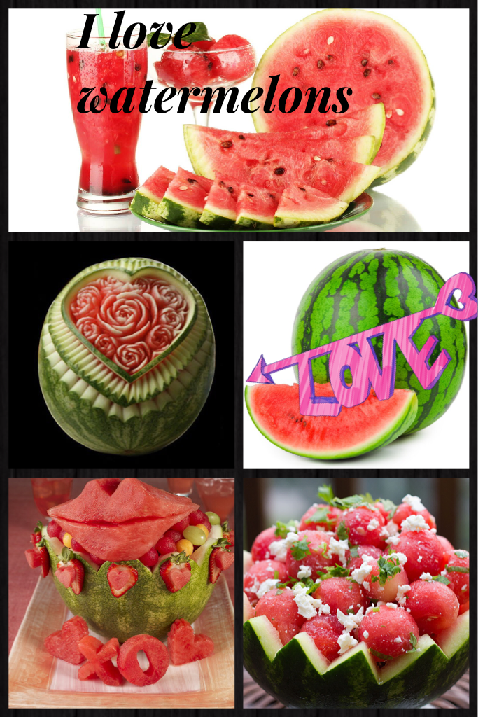 Look at all the things you can do with watermelons