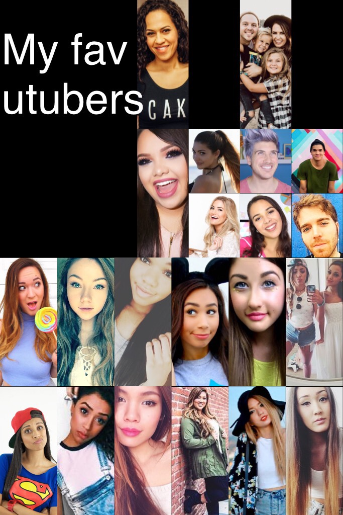 My favourite YouTubers