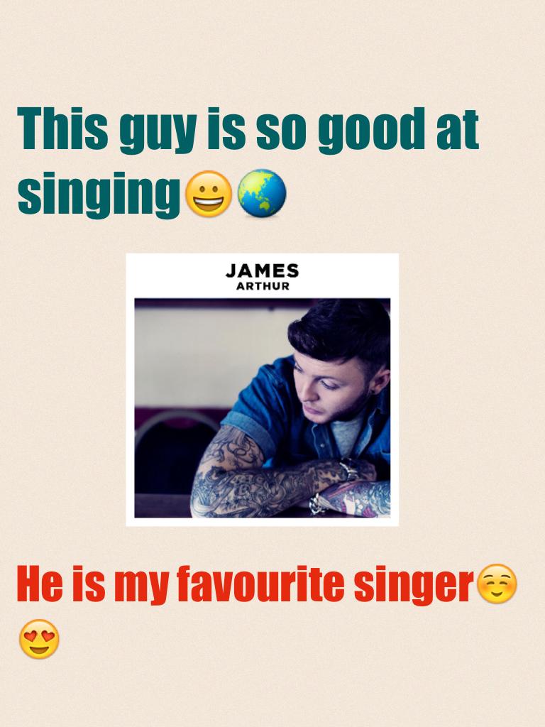 This guy is so good at singing😀🌏