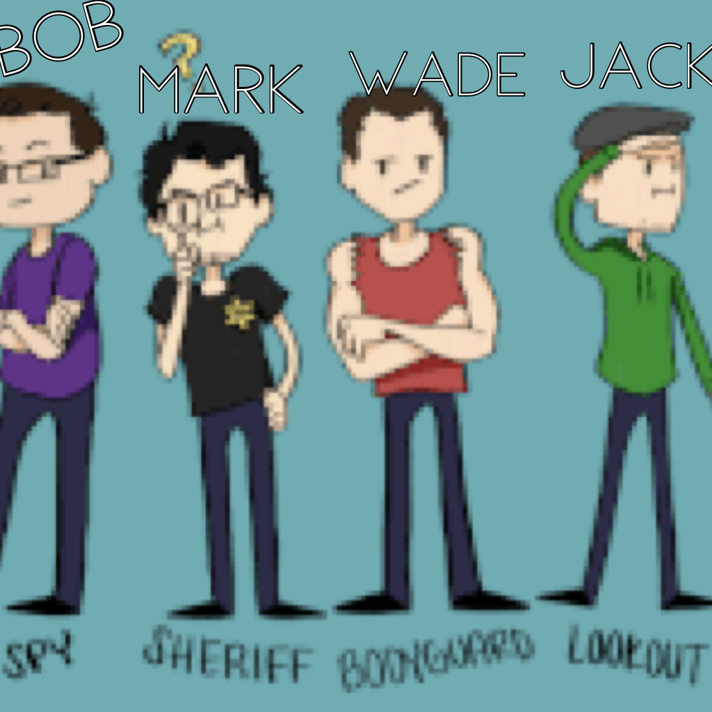 (Right to left) Jacksepticeye, lordminion777(?),Markiplier,(idk his YouTube name) Bob.
