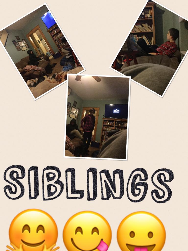 Siblings 🤗😋😛