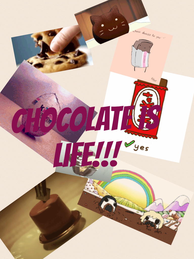 Chocolate is life!!!