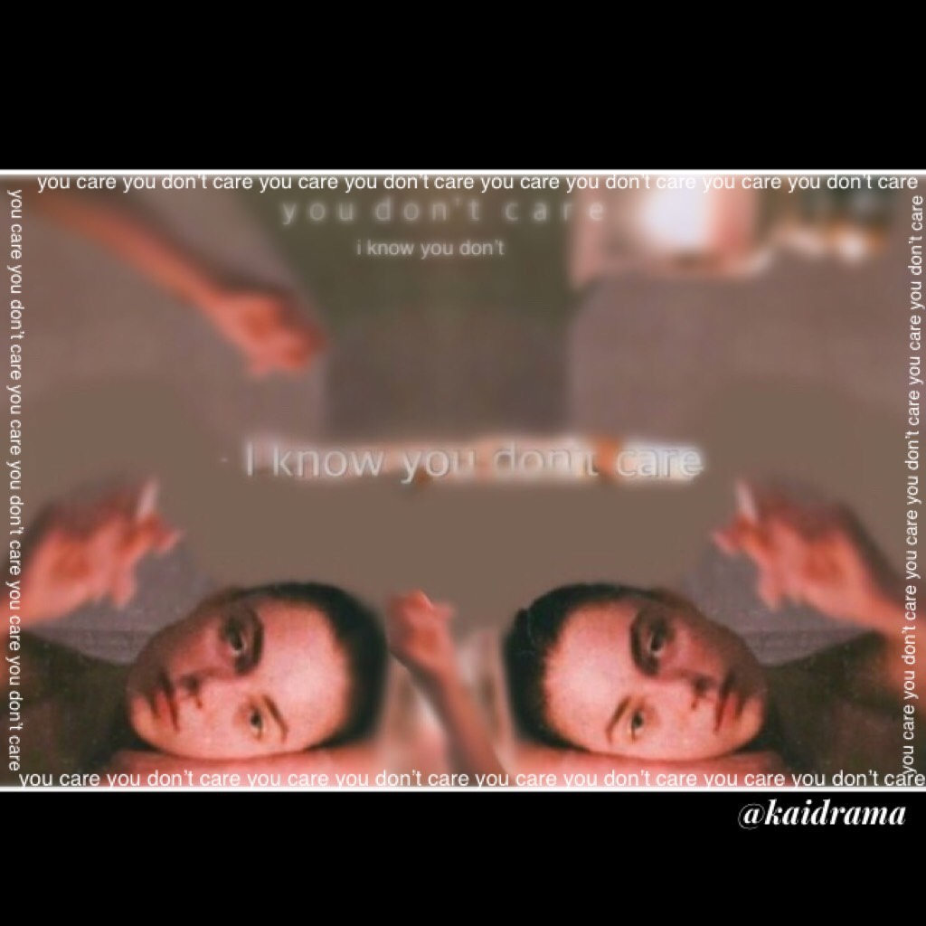 🥀ｄｏ ｙｏｕ ｃａｒｅ? (Tap)
I think I’ve been watching 13 Reasons Why too much (“you’ve been watching for 12 hours straight, are you okay?” - Netflix)...anyway this was inspired by @chxmomile (she didn’t post anything but we talk everyday and she sent me a pic an